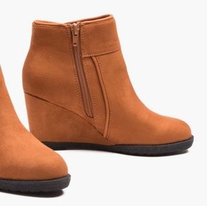 {2/$15} suede ankle zippered booties